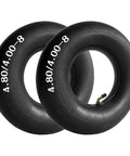 Heavy Duty 4.80/4.00-8 Inner Tubes With Bent Valve Thickened Butyl For Wheelbarrows Lawn Mowers And More Built Tough Replacement 2 Pack