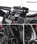Close-up of adjustment screw on Complete Mechanical Disc Brake Kit With Dual Front And Rear Aluminum Calipers Paired To 160 Mm Stainless Rotors.