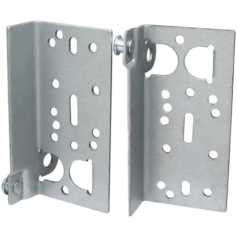 Two Pack Stainless Steel Garage Door Bottom Lift Brackets Seven Sixteenths Inch Heavy Duty Rust Resistant For Garage Door Repair