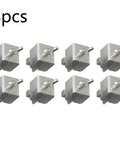 Precision 8 Piece Butt Welding Clamps Set, Adjustable Sheet Metal Locator Tools, heavy duty galvanized steel clamps in 8pcs arrangement.