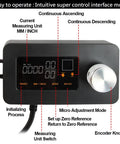 Smooth Operator Motorized Router Lift For 3 1/2 Inch Diameter Routers control panel with digital display and adjustment knobs.