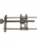 Heavy Duty Carpentry Bench Vise With Manual Threaded Screw For Tightening Workpieces During DIY Cutting Or Sanding And Assembly Projects In Your Workshop, showing clamp mechanics.