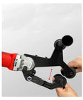 Industrial Grade Electric Tube Belt Sander For Metal Pipe Grinding And Polishing Sharpening Machine showing adjustable metal handle and rollers.