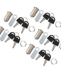 5 Set 30mm Cabinet Cam Locks Beefy Zinc Alloy Tubular Security Locks For RV Storage Drawers Mailboxes Tool Boxes Includes 2 Keys Each Rustproof And Easy To Install.