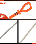 Honda Civic 1.7L 4 Cylinder Engine Dipstick Stainless Steel Oil Dipstick Measuring Rod For Accurate Oil Checks Fits 2001 2002 2003 2004 2005 1.7L L4 Engine Easy Read Replacement with orange handle, detailed view