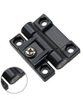 Black Plastic Foldable Cabinet Door Hinge With Damping 1 Piece Soft Close Style For Kitchen and Furniture Cabinets