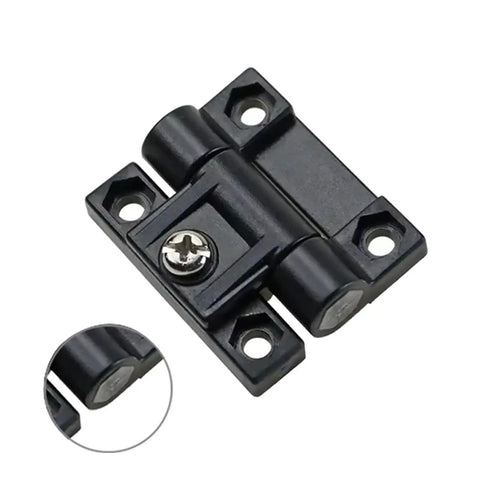 Black Plastic Foldable Cabinet Door Hinge With Damping 1 Piece Soft Close Style For Kitchen and Furniture Cabinets