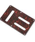 Durable PVC Electric Guitar Rear Panel Cover Plate with secure fit, red and black design
