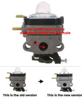 Carburetor Kit Replacement For Ryobi 25Cc 2 Cycle Trimmers RY251PH RY252CS RY253SS RY254BC new and old version comparison image