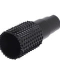 Pro Grade 3 Piece M10 Angle Grinder Rotary Sphere Burr Bit Set for fast wood carving, featuring a textured alloy steel burr.