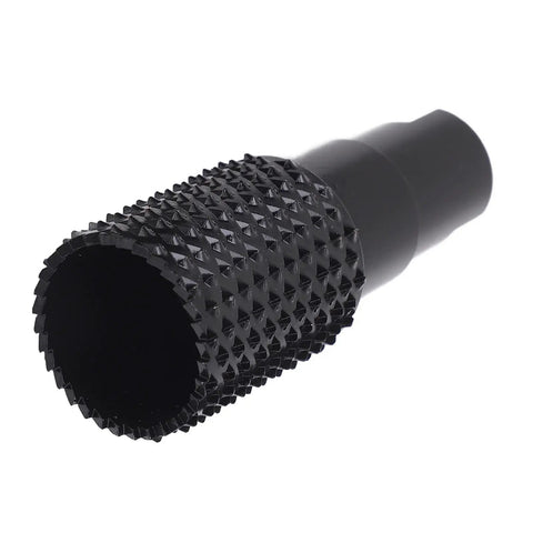 Pro Grade 3 Piece M10 Angle Grinder Rotary Sphere Burr Bit Set for fast wood carving, featuring a textured alloy steel burr.