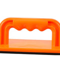 Heavy Duty Woodworking Safety Push Block For Table Saw And Router Tables Badass Shop Gear Bright Color Workhorse With Tight Non Slip Grip No Sweat Board Feeding Accessory For Jointer Cuts, bright orange single unit with non-slip grip.