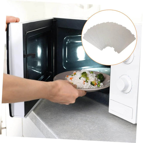 Six Pack Microwave Mica Sheet Heat Insulation Cover Fireproof Waveguide Plate in kitchen setting