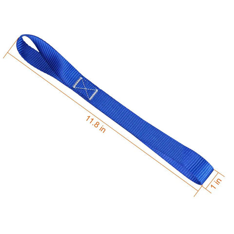 Heavy Duty Soft Loop Tie Down Straps Eight Pack No Fuss Setup For Atv Utv And Motorcycle Trailers Built Savage With 1800 Pound Load Rating And 4800 Breaking Strength