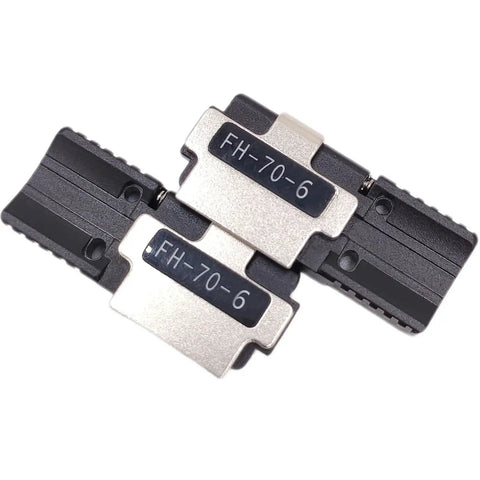 Top Tier 6 Core Fiber Holder Sheath Clamps Hella Tough Fixture Chuck for Fujikura Streamline Fusion Splicer, 2-Pack FH-70-6.