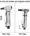 New and old models of Heavy Duty Handheld Air Nibbler For Auto Body And Sheet Metal Cutting Pneumatic Metal Cutter Nibblers 2800 RPM displayed