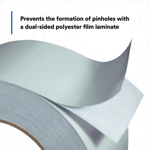 Cryogenic Vapor Barrier Tape 1555CW For Seals And Joints, Cold Weather Adhesive, dual-sided polyester film laminate roll.