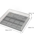 Watch Parts Organizer And Movement Tray With Dust Cover Handy Repair Box For Screw Parts And Tools Alloy Steel Tray Plus Acrylic