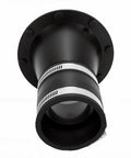 Yunseity 2 1/2 Inch Magnetic Dust Collection Connector With Rubber Cuff Coupler For Woodworking Shop Vacuum Hose, black with silver bands.