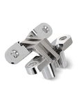 4 Pack Hidden Hinges For Cabinet Doors Zinc Alloy Invisible Hinge 180 Degree Swing Hidden Door Hardware Rust Resistant