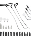 Paintless Dent Repair Kit With 23 Tools Including 3 Dent Rods And 20 Awl Heads For Car Dents Door Dings Minor Dents And Hail Damage