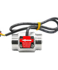 Tiny Yet Mighty Water Flow Sensor With Hall Effect Technology G1 DN25 threaded metal body with cable