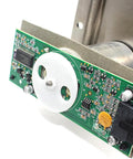 Close-up of circuit board part of Liner Take Up Spindle And Motor For ZT410 ZT411 Thermal Barcode Label Printer Replacement Part P1058930-052 Genuine Durable Easy Install Pro Grade Component For Reliable Printing