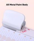 3 Hole Punch Handheld Metal Round Punch, metal body punching A4-A7 paper, focus on designed for DIY binders, notebooks, scrapbooks.