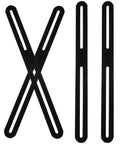 Heavy Duty Stainless Steel Furniture Brackets Set 4 Pack Flat Joining Plates With Long Holes For Right Angle Joints Built To Last