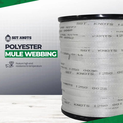 Heavy Duty Polyester Pull Tape For Cable, Fiber Optics, And Conduit Installations, Half Inch By Three Thousand Feet, reel display