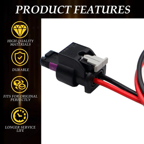 2-Way Side Marker Light Connector Harness Kit For 2016-2023 Challenger showing wiring and OE terminals
