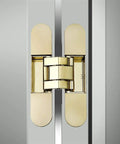 40Kg Adjustable Wood Door Hidden Hinges With 180 Degree Open Capability Silent Soft Close Hydraulic Buffer
