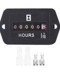 Rugged Workhorse Time Counter With Digital Display Hour Meter For Diesel And Gasoline Engines, Portable Industrial Timer For Generators