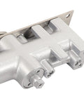 Close-up of Pro Grade Hydraulic Door Closer With Adjustable Speed And Silent Switch For Safe Seamless Close Cast Aluminum Body
