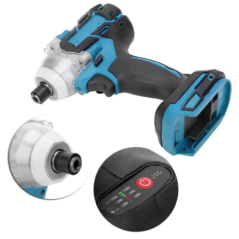 High Performance 21V Brushless Impact Wrench With Cordless Lithium Battery Delivers 520Nm Torque Power for construction use.