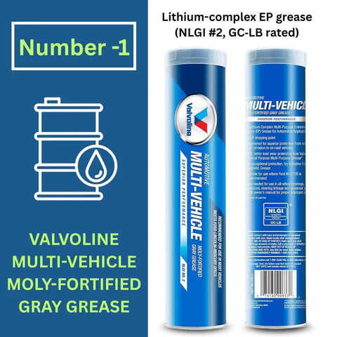 Multi Purpose Moly Grease For Bearings And Industrial Equipment EP Lithium Complex Water And Heat Resistant 2 Cartridges