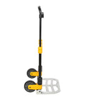Heavy Duty Folding Hand Truck And Moving Dolly With Telescoping Handle, 420 Lb Capacity, Steel Frame, Flat Free 7 Inch Wheels, side view