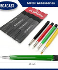 Pro Grade Four Piece Scratch Brush Set With Fiberglass, Brass, Steel And Nylon Nibs For Cleaning Jewelry, Watches, Coins And Circuit Boards