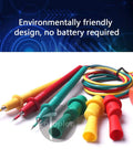 Three Phase Sequence Tester With LED Indicator And Buzzer For 60V To 600V AC A Pro Grade NoNonsense Gear For Detecting Phase Presence And Rotation Compact Electric Meter For Industrial Checks, multicolor probes