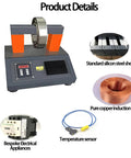 Heavy Duty Electromagnetic Induction Bearing Heater Straightforward Digital Temperature Control with copper induction coil and steel base.