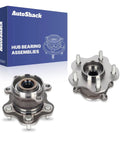 Rear Wheel Hub Bearing Assemblies Left And Right With ABS Replacement For 2014 2019 Nissan Rogue And 2017 2022 Nissan Rogue Sport