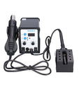 Pro Grade Digital Hot Air Rework Station 898D With Adjustable Temperature And Air Flow Brushless Fan Aluminum Alloy Body