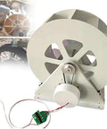 Off Grid Ready 100W Micro Hydroelectric Water Wheel Generator With Low Speed Turbine For Office Pond Or River Use Durable Steel Wheel Anti Corrosion Finish Quiet Clean Hydro Power Equipment For Remote Settings