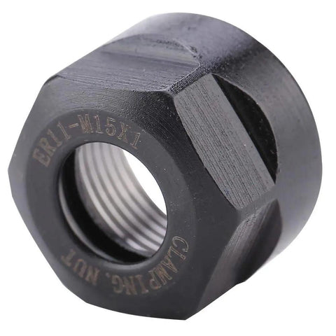 Heavy Duty Dynamic Balancing Nut for ER Collet Tools Fits Lathe Chuck Holder Clamping Bit Nut M15x1 Thread Metal Replacement Part
