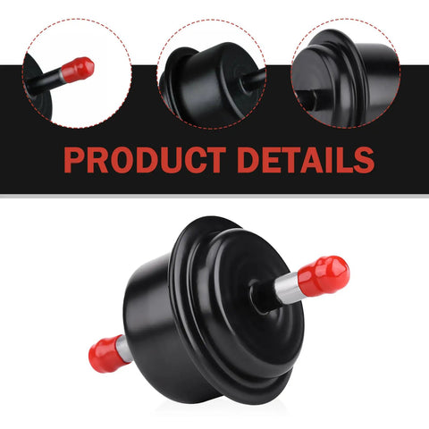 Auto Transmission Filter Inline Oil Grid Replacement For Honda, High Density Filter Net, Tough Built And Easy Install, Durable Forged Construction, Replaces Part No 25430 PLR 003 Black 1 Pack, black inline filter