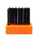 28 Piece Transfer Punch Set 3/32 To 1/2 Inch Heat Treated Pro Grade Alloy Steel in orange holder