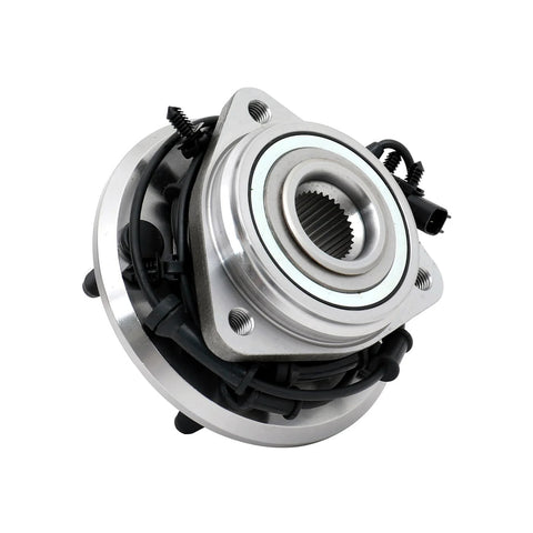 Image of Beefed Up Front Wheel Bearing Hub Assembly Set Of 2 For 2011 To 2017 Jeep Wrangler And 2018 Wrangler JK With 5 Lug And ABS Front Position
