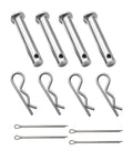 Clevis Pin And Clip Kit For Husqvarna 500 550 600 650 Series Poulan RT PRRT DRT Series And Jonsered CT FT MRT RT Tillers 4 Pack