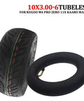 Tubeless 10x3.00-6 Electric Scooter Tire With Rock Solid Traction On Wet Or Dry Surfaces And 90D Inner Tube Included