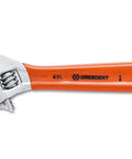 4 Inch Adjustable Cushion Grip Wrench With Ergonomic Handle, Hex Jaw Design For Tight Grips, Half Inch Capacity, Carded Packaging, Model AC24CVS
